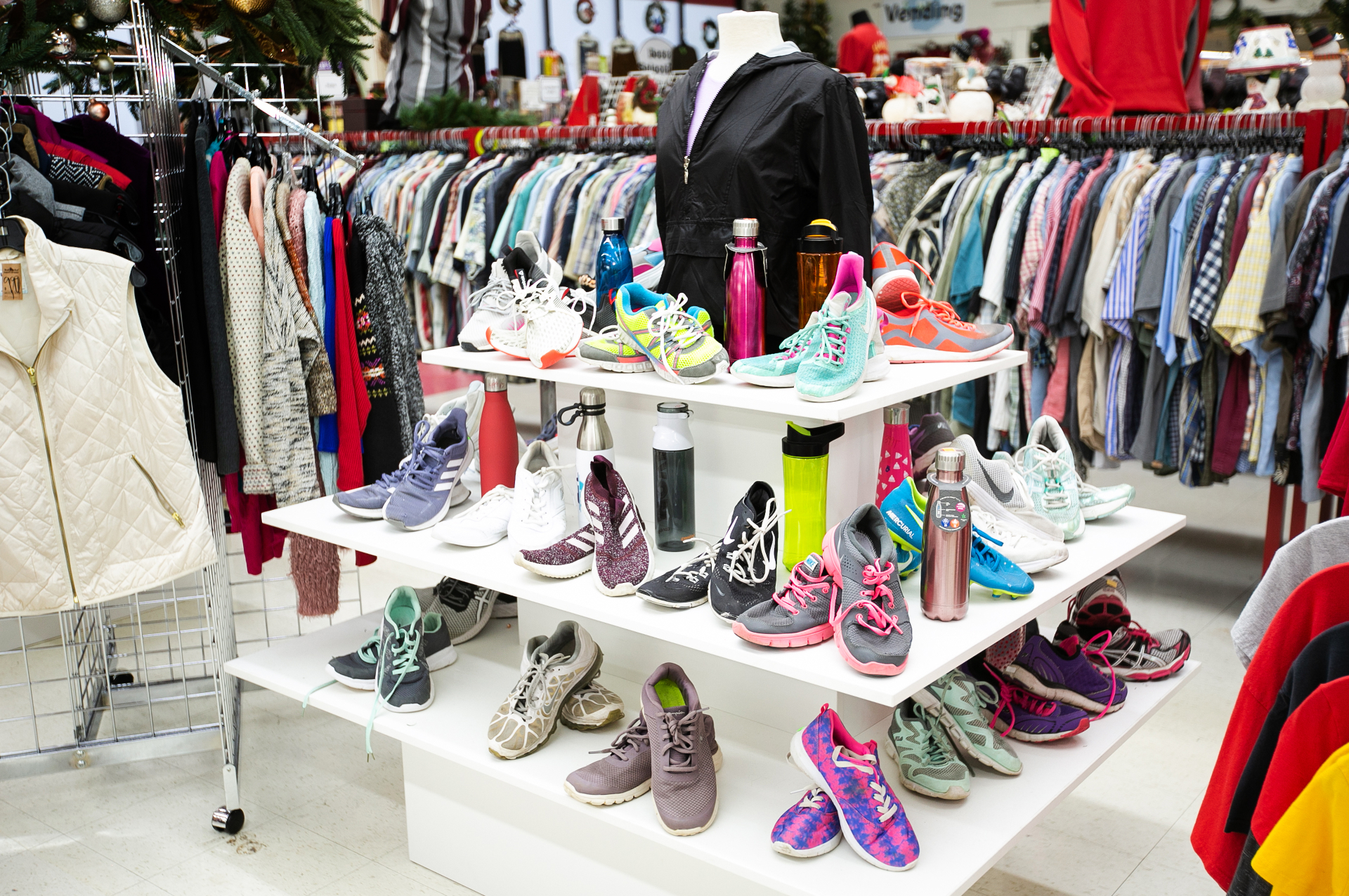 Footwear section at N. Glenstone