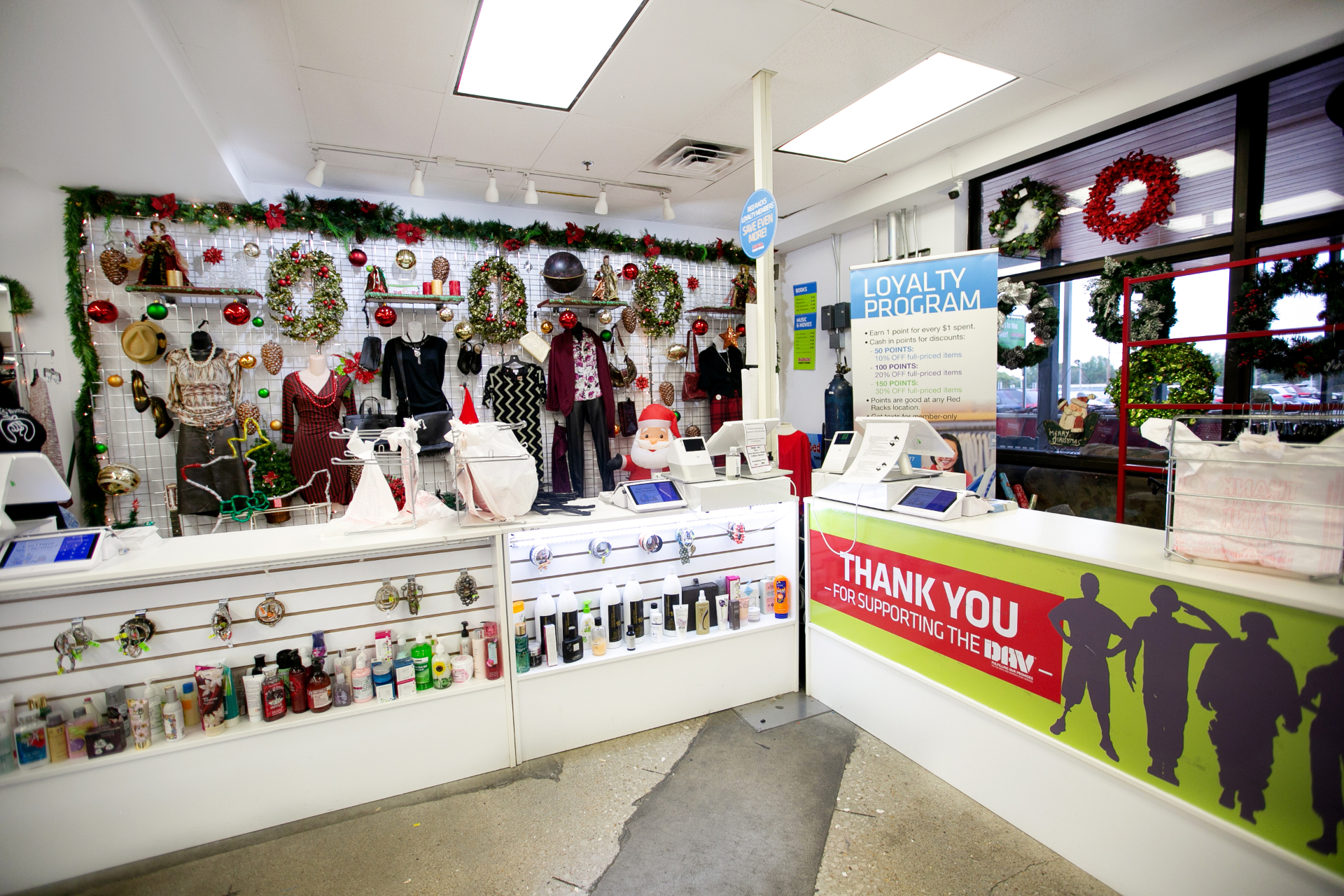 Checkout counter at E. Sunshine location