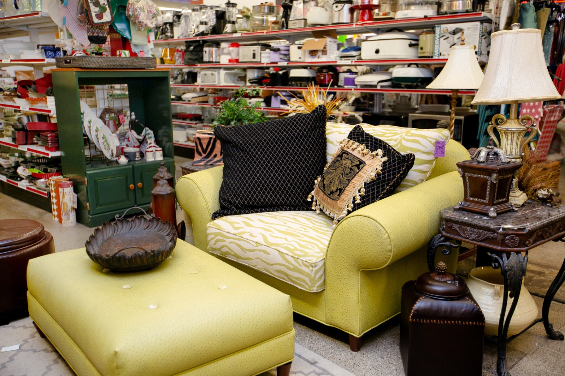 Furniture displays at E. Sunshine