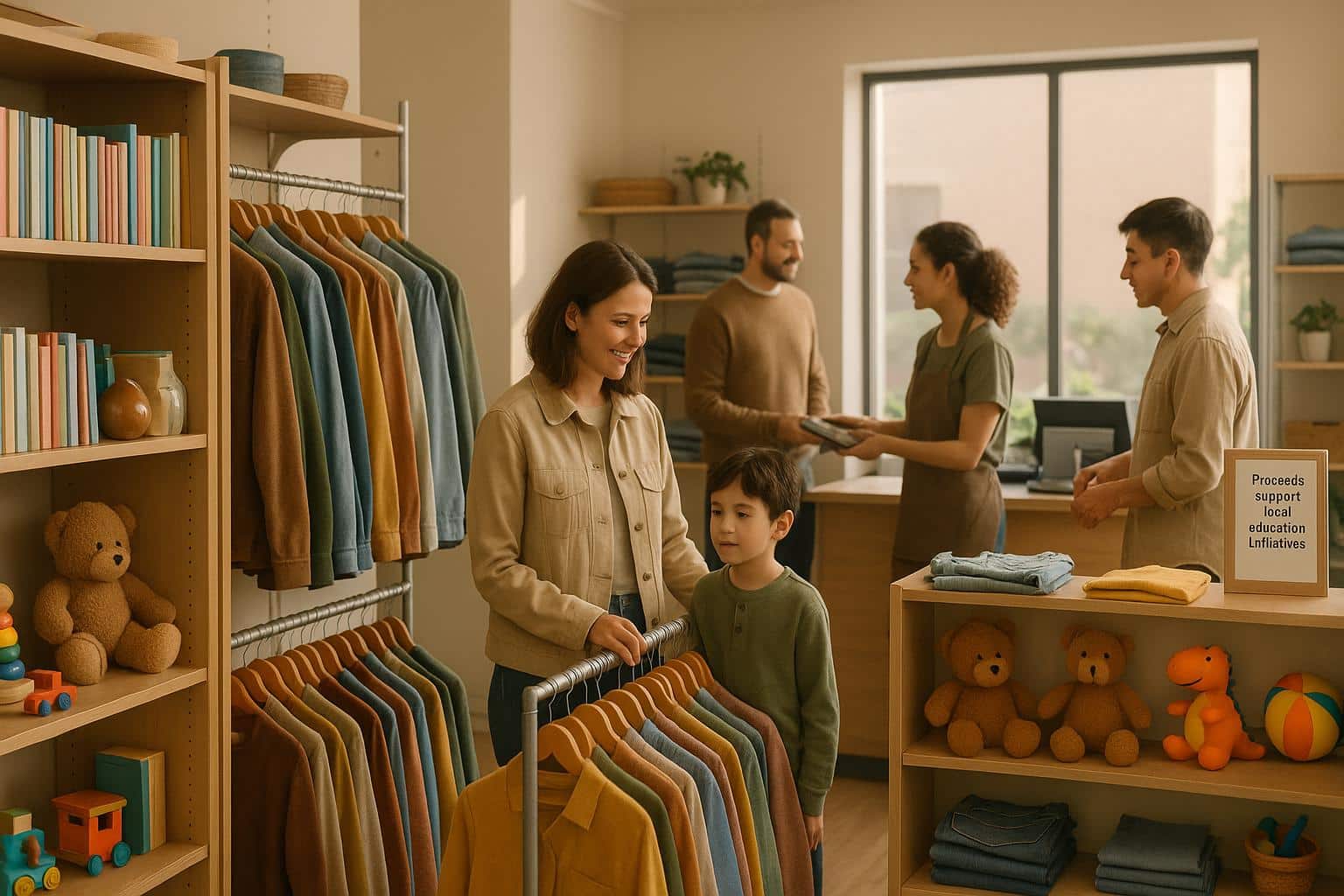 How Thrift Stores Help Fund Education Initiatives