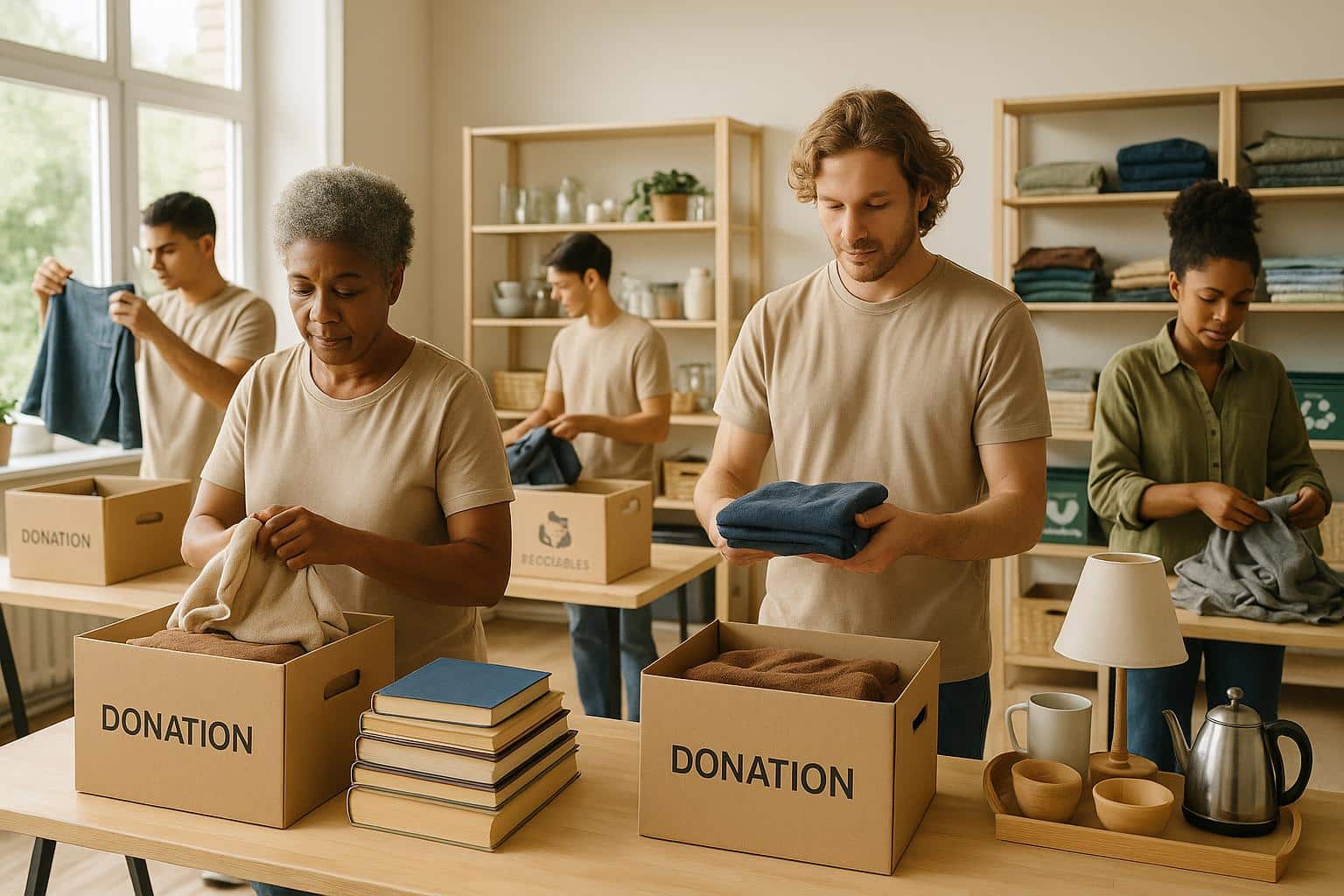 Behind the Scenes: Donation Sorting Process